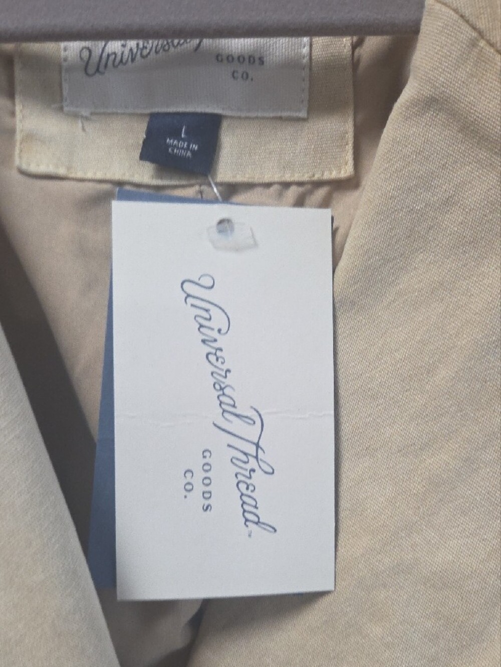 Universal Thread Beige Trench Coat with Belt - Picture 6 of 16